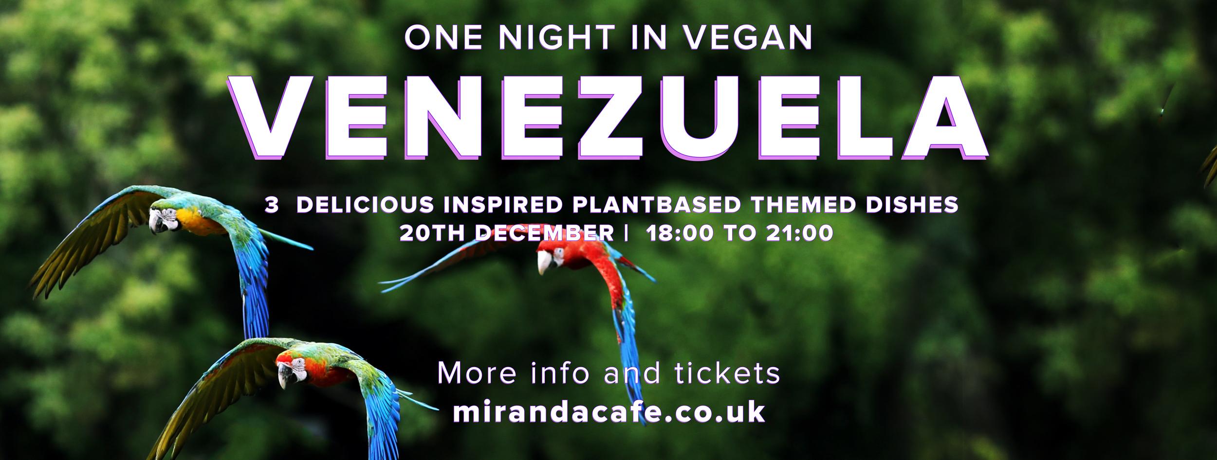 One Vegan Night in Venezuela